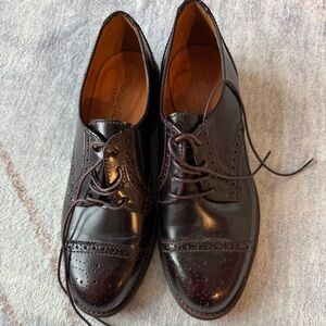 Madewell Dark Brown Leather Oxford Loafers NWOT